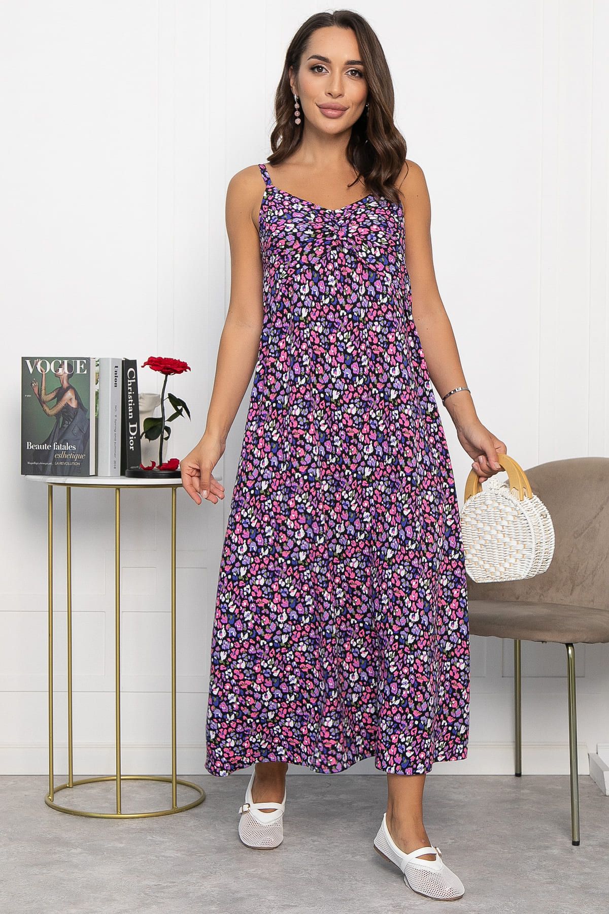 Сарафан Мерида (сиреневое) П14042-35М