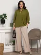 Блуза Серенада (оливковый) Б15551-24М