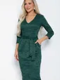 Платье Безупречный силуэт (зеленое) П12509-10