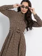 Платье Эсмина (коричневое) П13017-14М