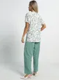 Костюм брючный Наше лето (мятно-молочный) К15717-8М