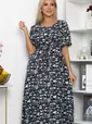Платье Майя (черно-белое) П13911-3М