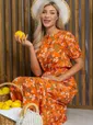 Платье Мирэль (оранжевое) П13204-35М