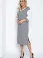 Платье Брют НЬЮ (темно-серое) П12401-18