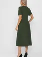Платье трикотажное Парижанка (зеленое) П14415-10М