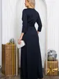 Платье Сияющий выход (темно-синее) П14444-4М