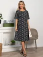 Платье Ронда (черное) П14390-16М
