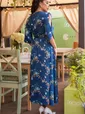 Платье Летнее вдохновение (джинс) П14145-1М
