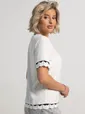 Блуза Ниара (белая) Б15651-1М