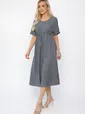 Платье Майя (серое) П13672-3М
