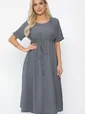 Платье Майя (серое) П13672-3М