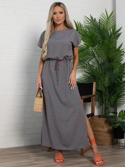 Платье Мэри (голубое) П16109-12М