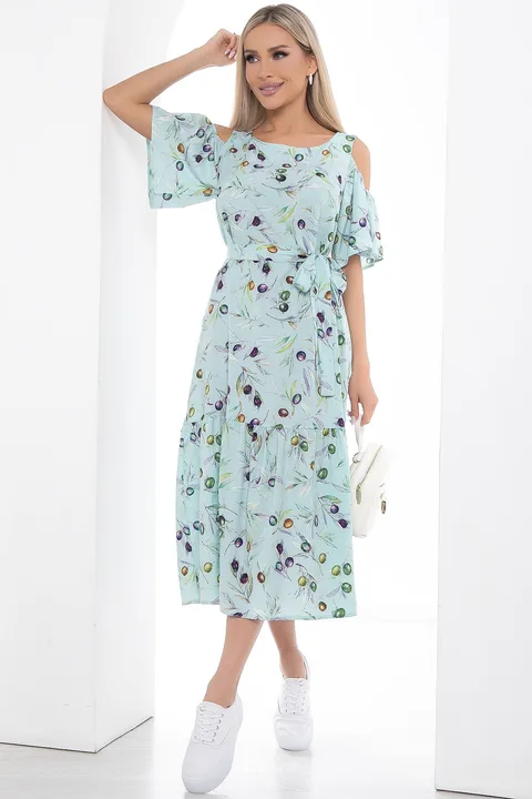 Платье Марианна (мятное) П13593-5М