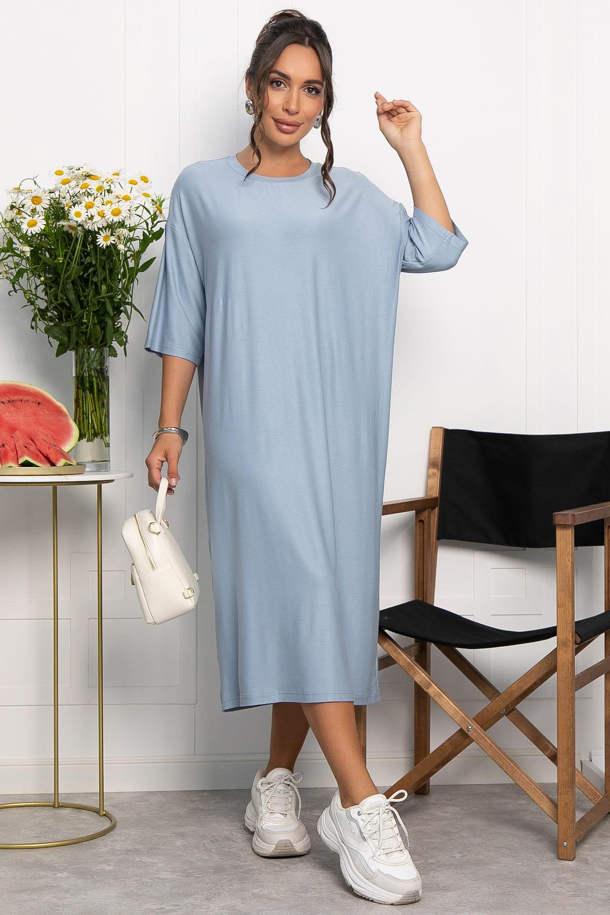 Платье Лекса (голубое) П14026-25М