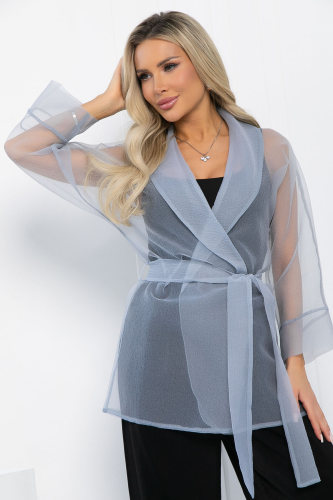 Жакет Случайная встреча (серый) Б13005-7М