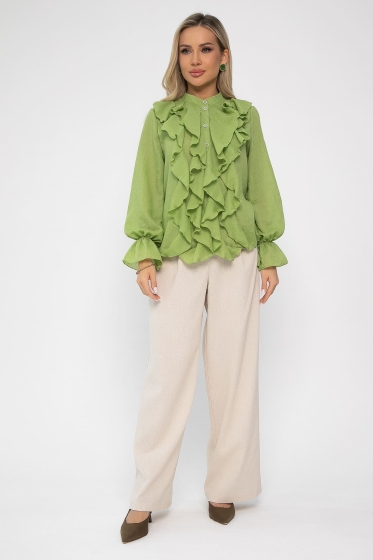 Блуза Розалинда (зеленое яблоко) Б13686-5М