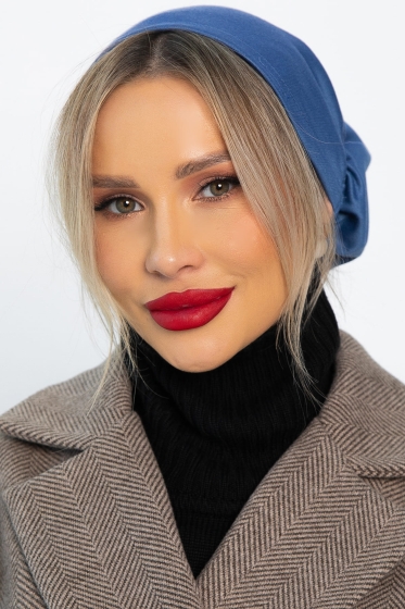Чалма с резинкой (пепельно-синяя) ЧР3-23М Чалма с резинкой (пепельно-синяя) ЧР3-23М