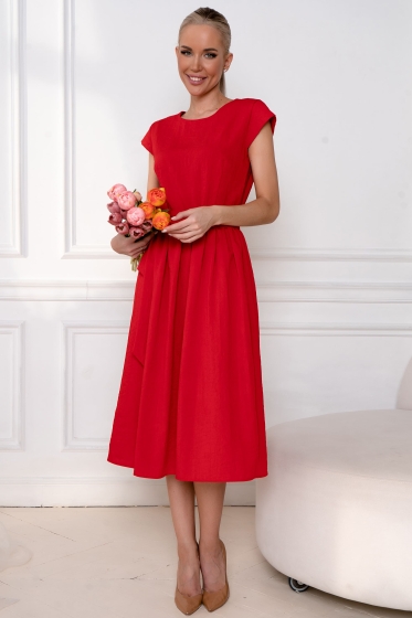 Платье Софи (красное) П13441-45М