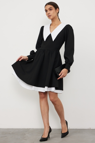 Платье Катерина (черное) П12784М