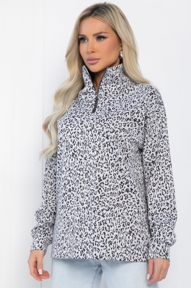 Блуза Игра по твоим правилам (серая) Б12738-5М