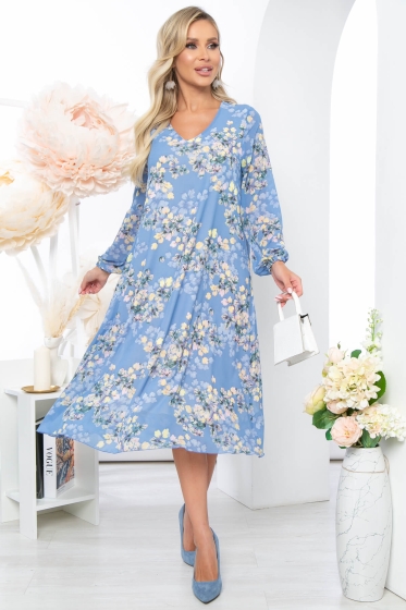 Платье "Волшебная история" (голубое) П5204