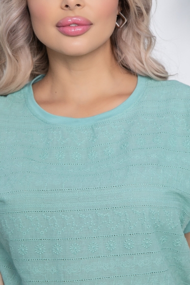 Блуза Лидия (олива) Б10757