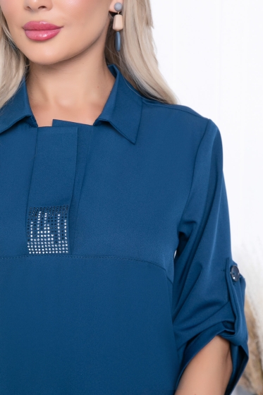 Платье "Сабина" (джинс) П7120