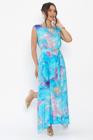 Платье Иниша (голубое) П13923-4М