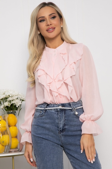 Блуза Розалинда (розовая) Б13685-5М