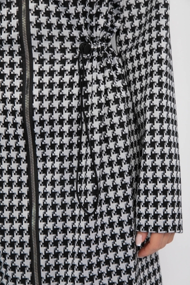 Платье Зарина (черно-белое) П12702-5