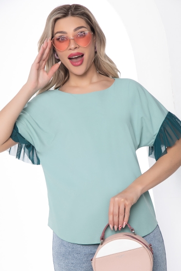 Блуза "Джессика" (олива) Б8657