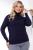 Водолазка Зимняя история (темно-синяя) Б14536-20М