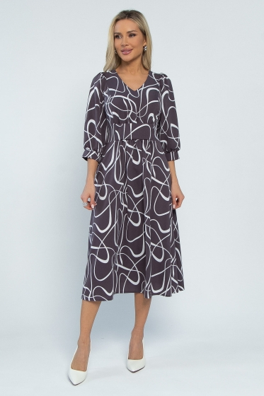 Платье Мадлен (графит) П13524-18М