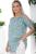Блуза Мария (бирюза) Б10258 Блуза Мария (бирюза) Б10258