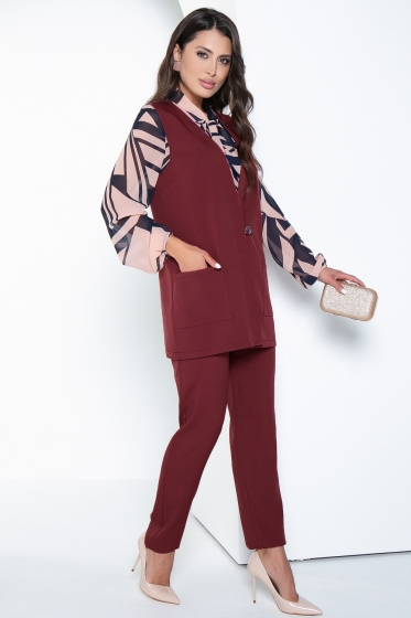 Костюм "Холли" (ягодный мусс) К2533