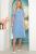 Платье "Августина" (голубое) П3680 Платье "Августина" (голубое) П3680
