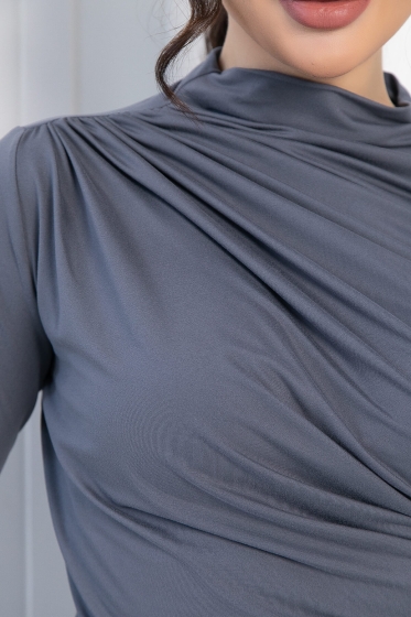 Лонгслив Тайна сердца (серый) Б12928-7М