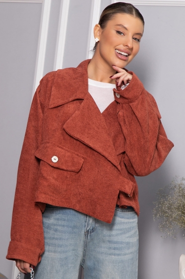 Жакет укороченный Динара (коричневый) Б14327-39М Жакет укороченный Динара (коричневый) Б14327-39М