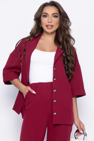 Костюм Ирвин (марсала) К10754