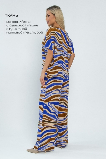 Костюм Асвари (сине-коричневый) К13456-5М Костюм Асвари (сине-коричневый) К13456-5М