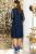 Платье "Галина" (блю) П4468 Платье "Галина" (блю) П4468