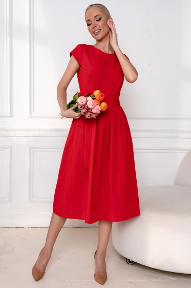 Платье Софи (красное) П13441-45М